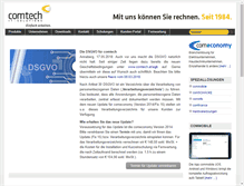 Tablet Screenshot of comtech.at