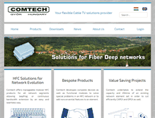 Tablet Screenshot of comtech.co.hu