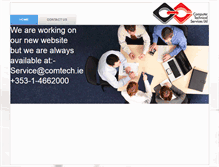 Tablet Screenshot of comtech.ie